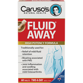 Caruso's Natural Health Fluid Away 60 Tablets